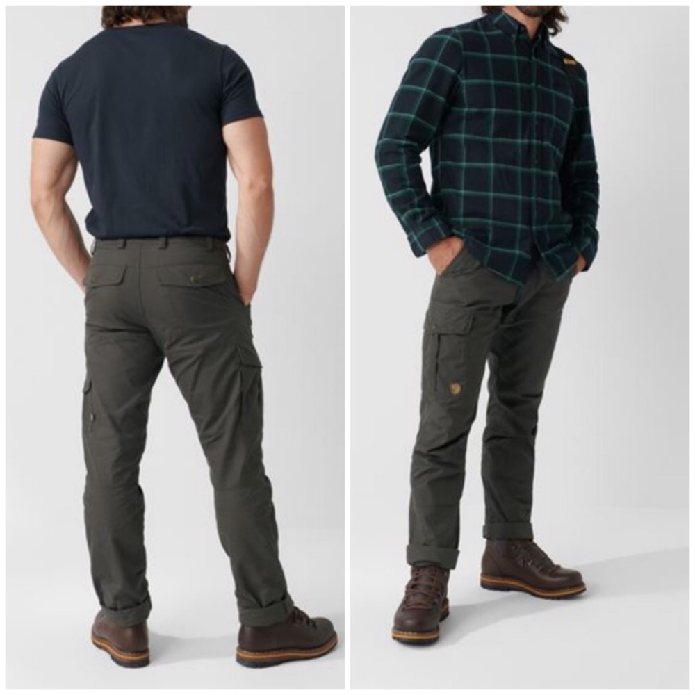 Fjallraven Dark Green Cargo Pants